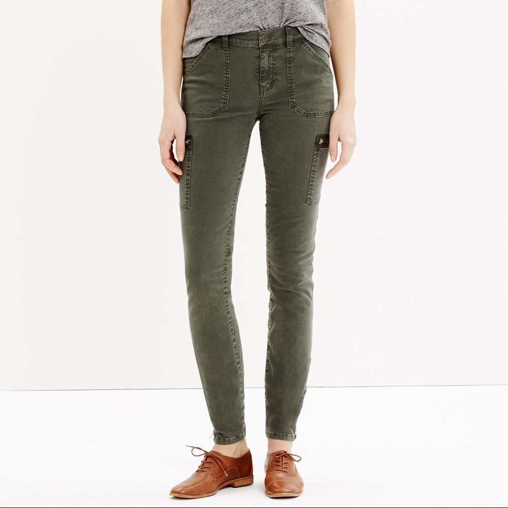 Skinny Ankle-Zip Cargos
